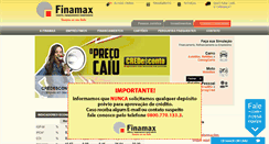 Desktop Screenshot of finamax.com.br